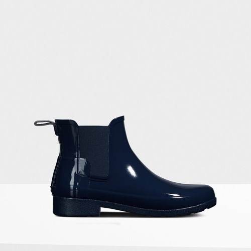 Hunter Refined Gloss Slim Fit Chelsea Boots (R967B) Ireland